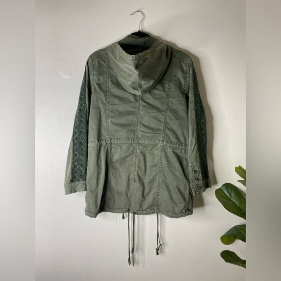 Anthropologie Hei Hei Anorak Military Utility Chore Coat Jacket - Picture 7 of 8